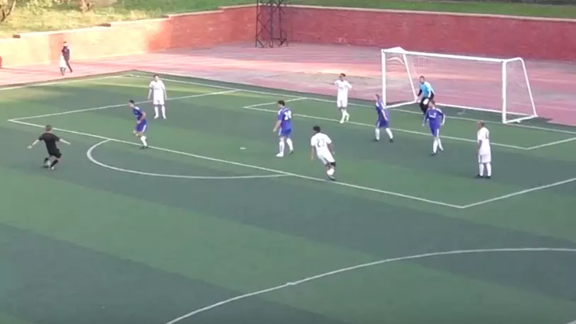 Referee Gets Bored And Decides To Wallop One Into The Top Bins