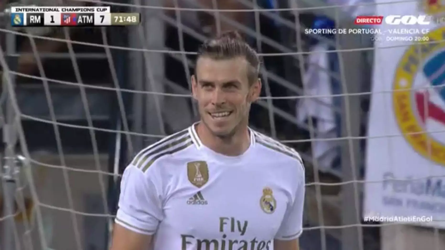 People Think Gareth Bale Was Laughing At Zinedine Zidane At 7-1 Down Against Atletico Madrid