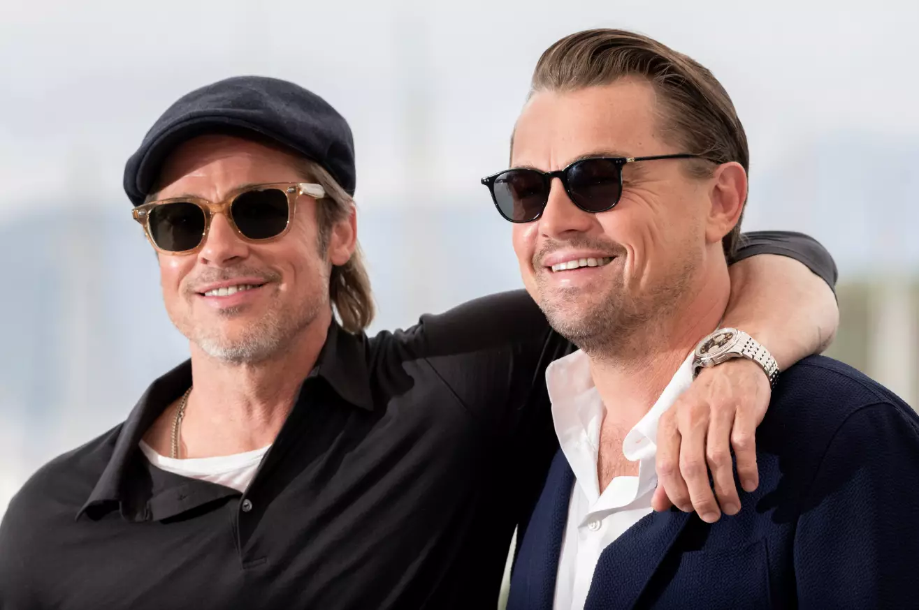 Pitt and DiCaprio in Cannes.