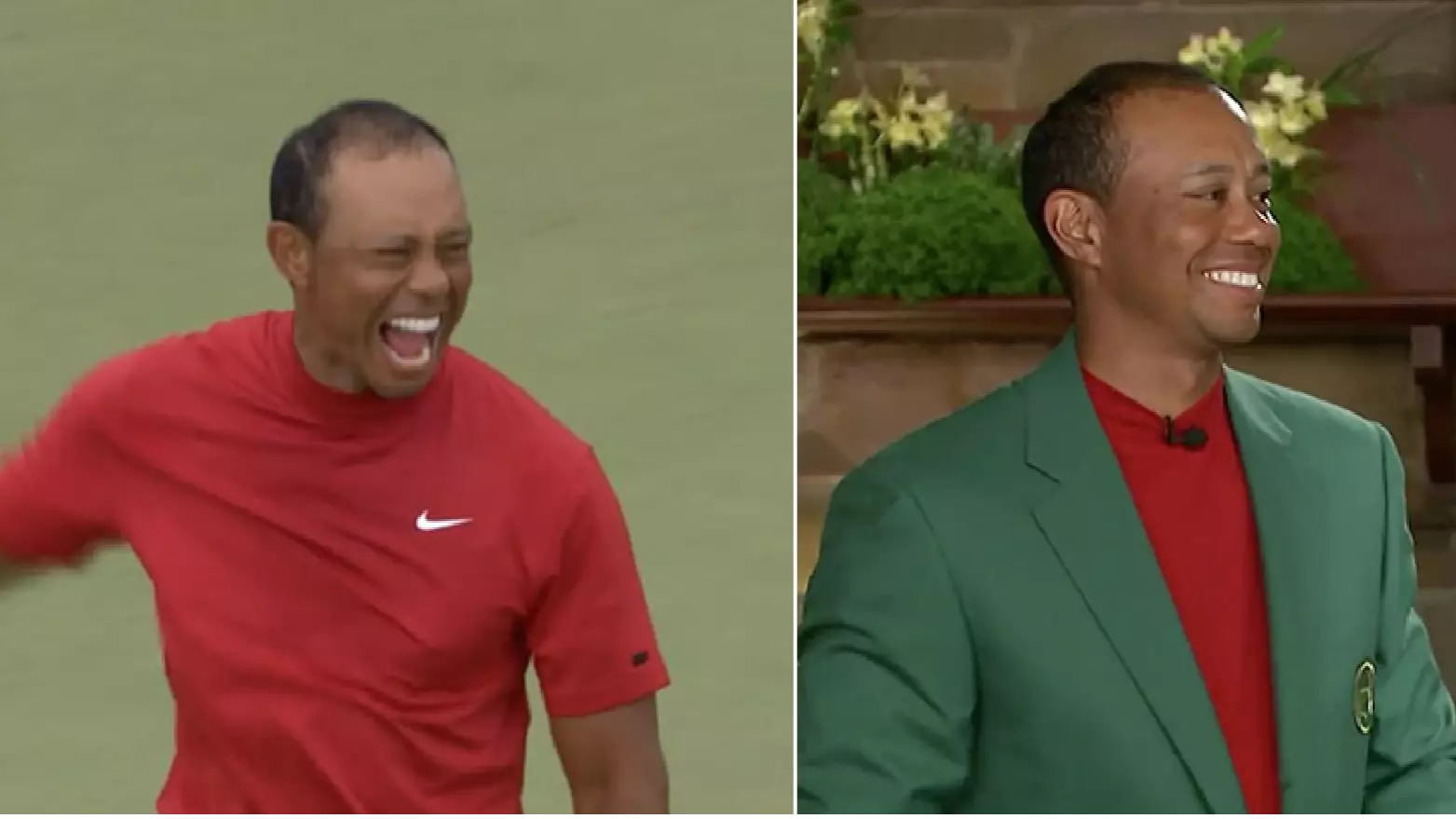 Emotional Tiger Woods Slips Into Prestigious Green Jacket And Says 'It Fits'