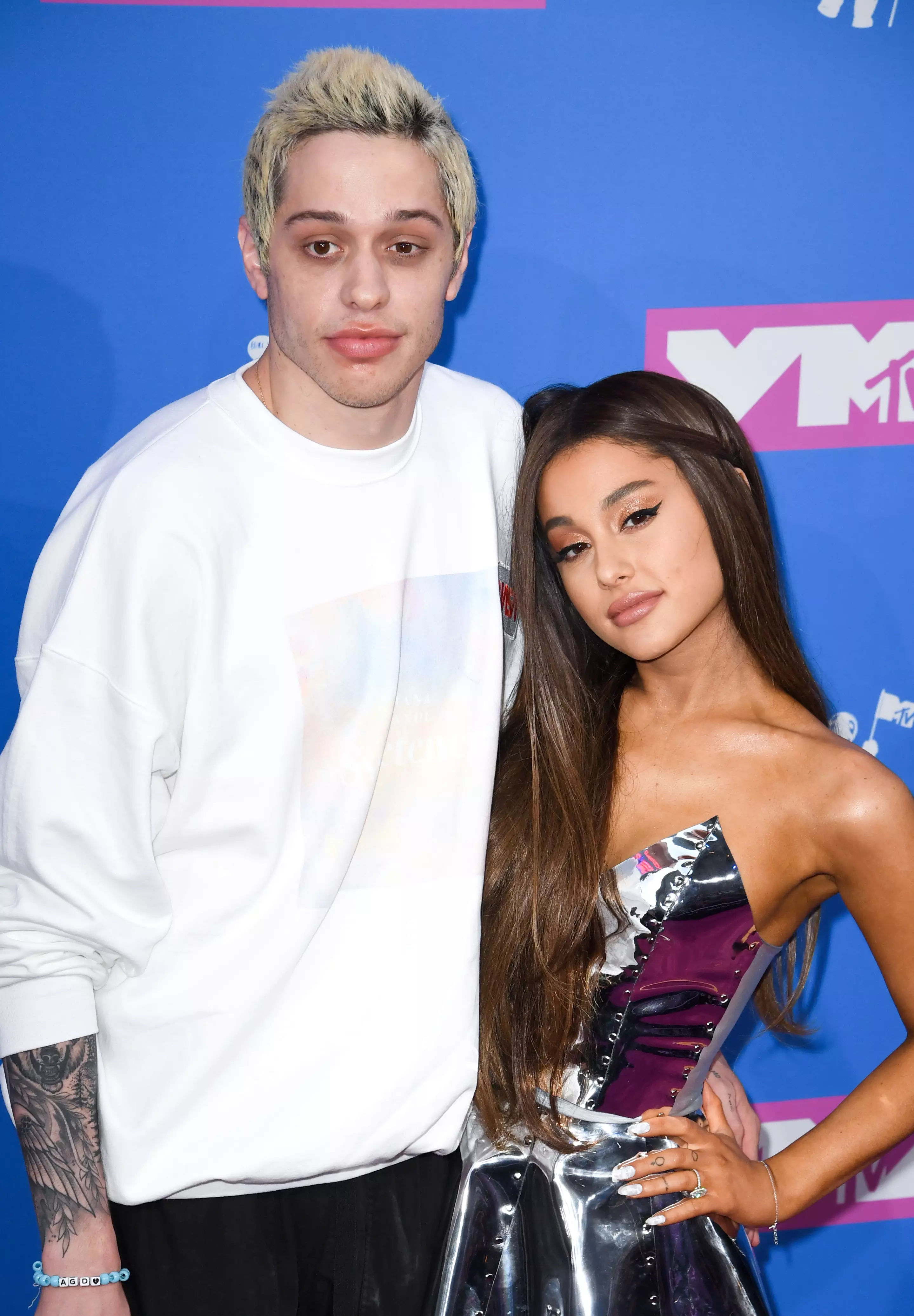 Davidson was engaged to Ariana Grande, but they broke up in 2018.