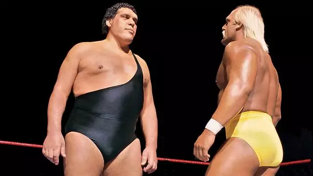 Hulk Hogan and Andre The Giant main evented WrestleMania 3, with Hogan pulling off 'The slam heard around the world.' (Image