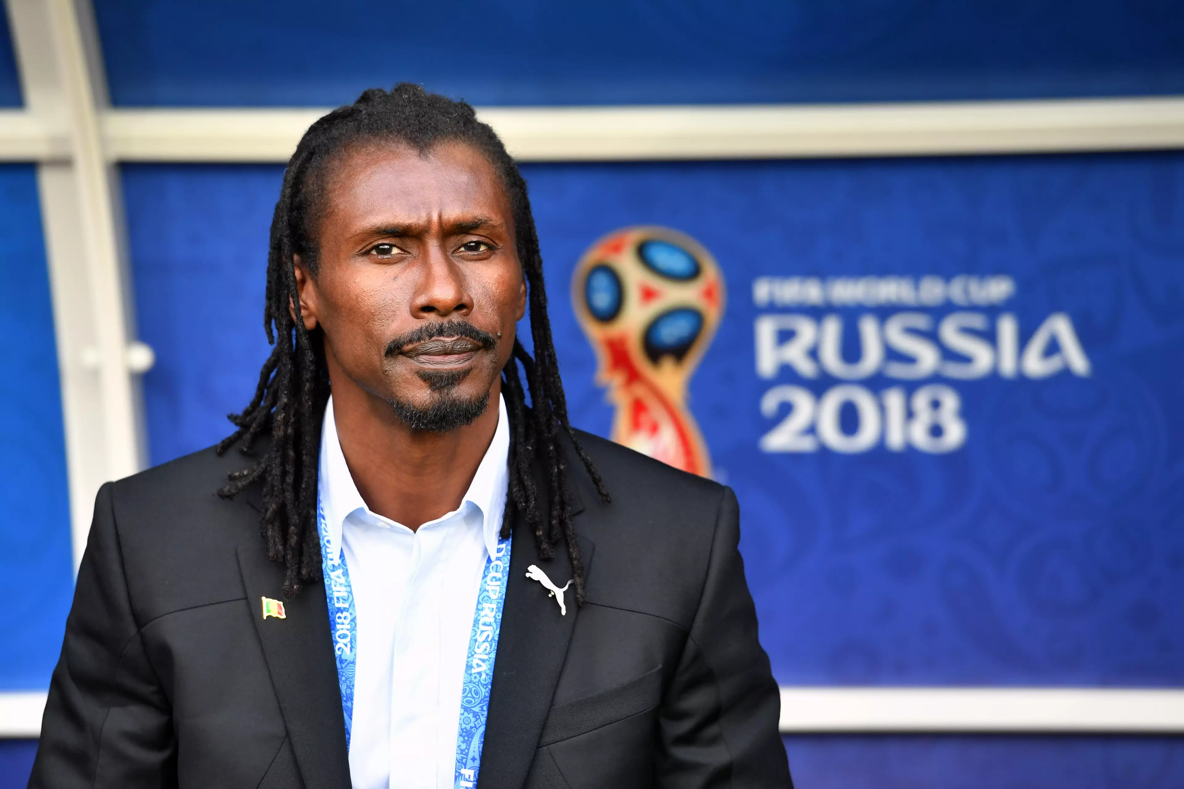 Senegal's coach. Image: PA