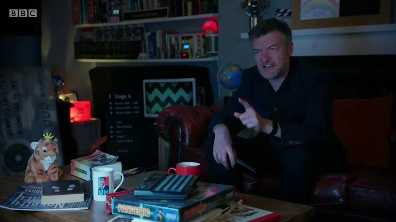 Charlie Brooker's Antiviral Wipe aired last month.