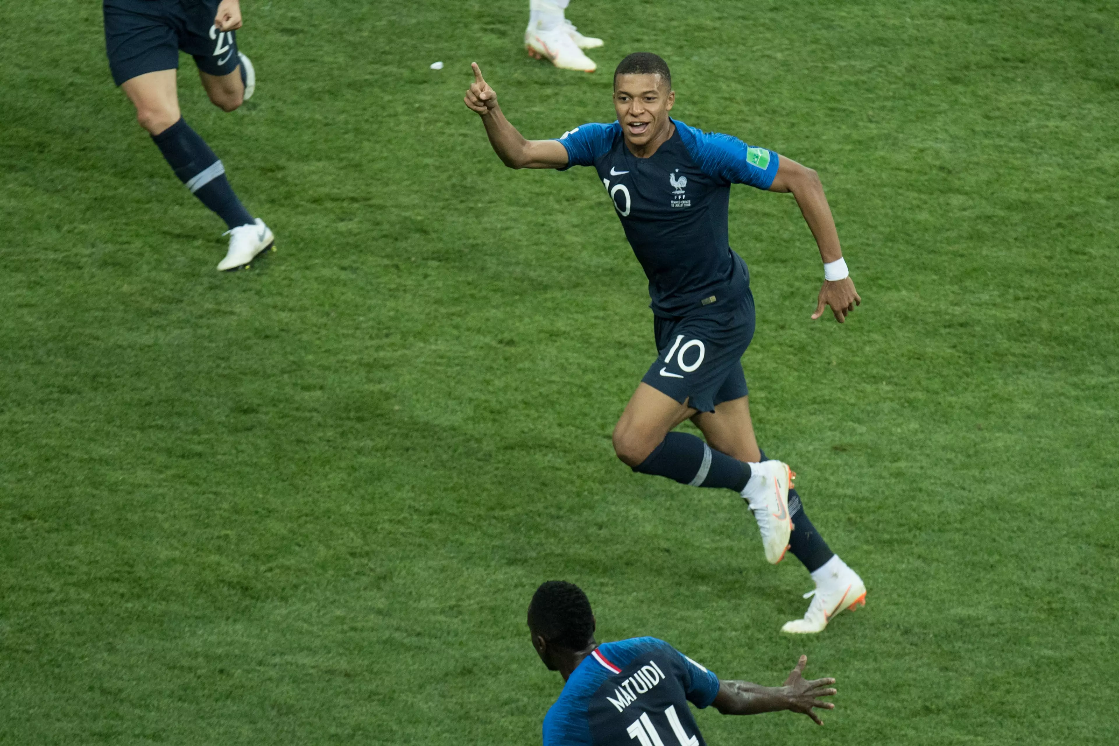 Mbappe has become one of the world's best, scoring in the World Cup final. Image: PA Images
