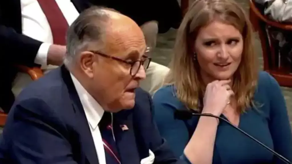 Donald Trump Attorney Rudy Giuliani Appears To Fart During Voter Fraud Hearing