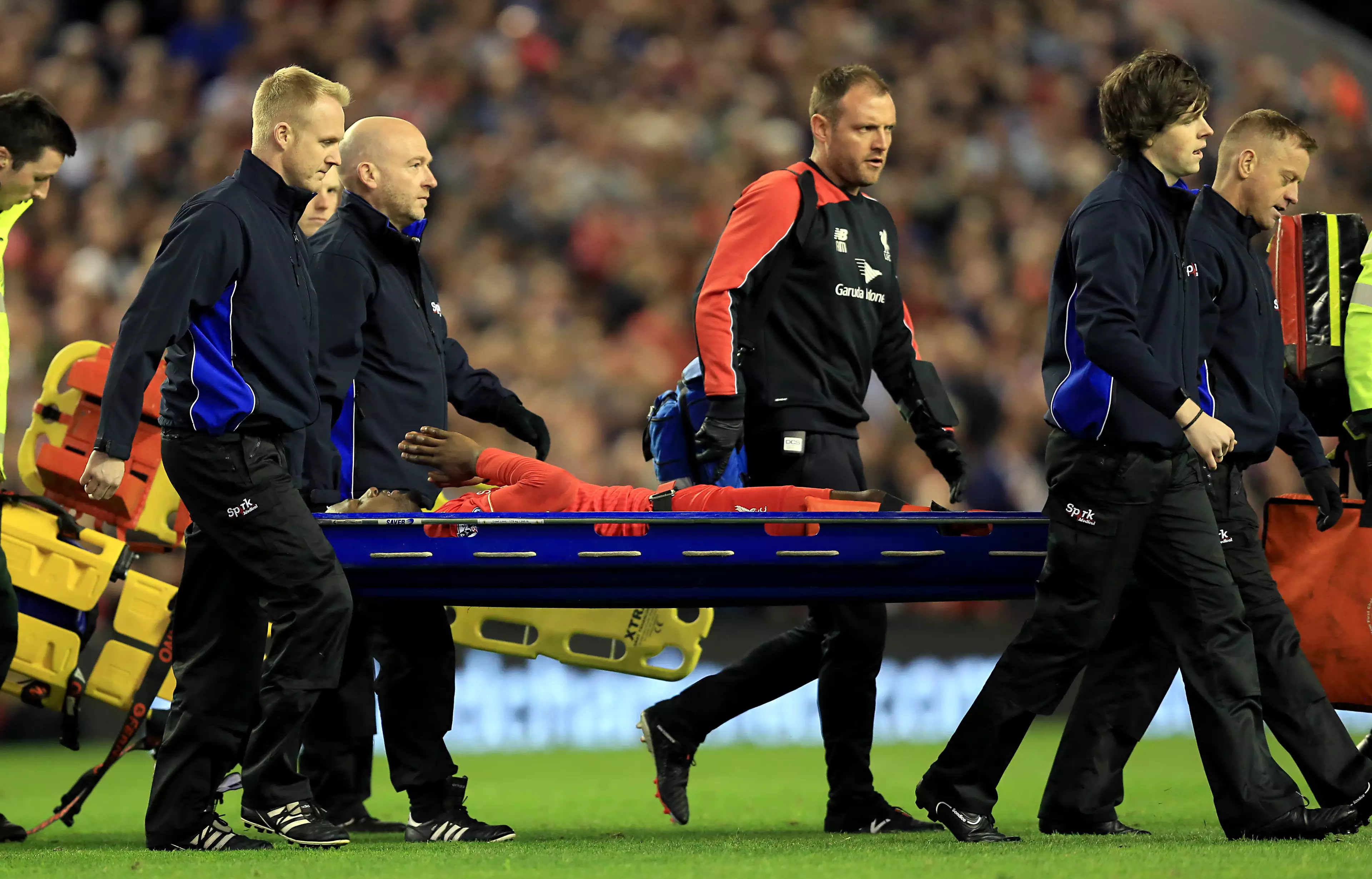 Divock Origi Suffers Serious Injury During Merseyside Derby