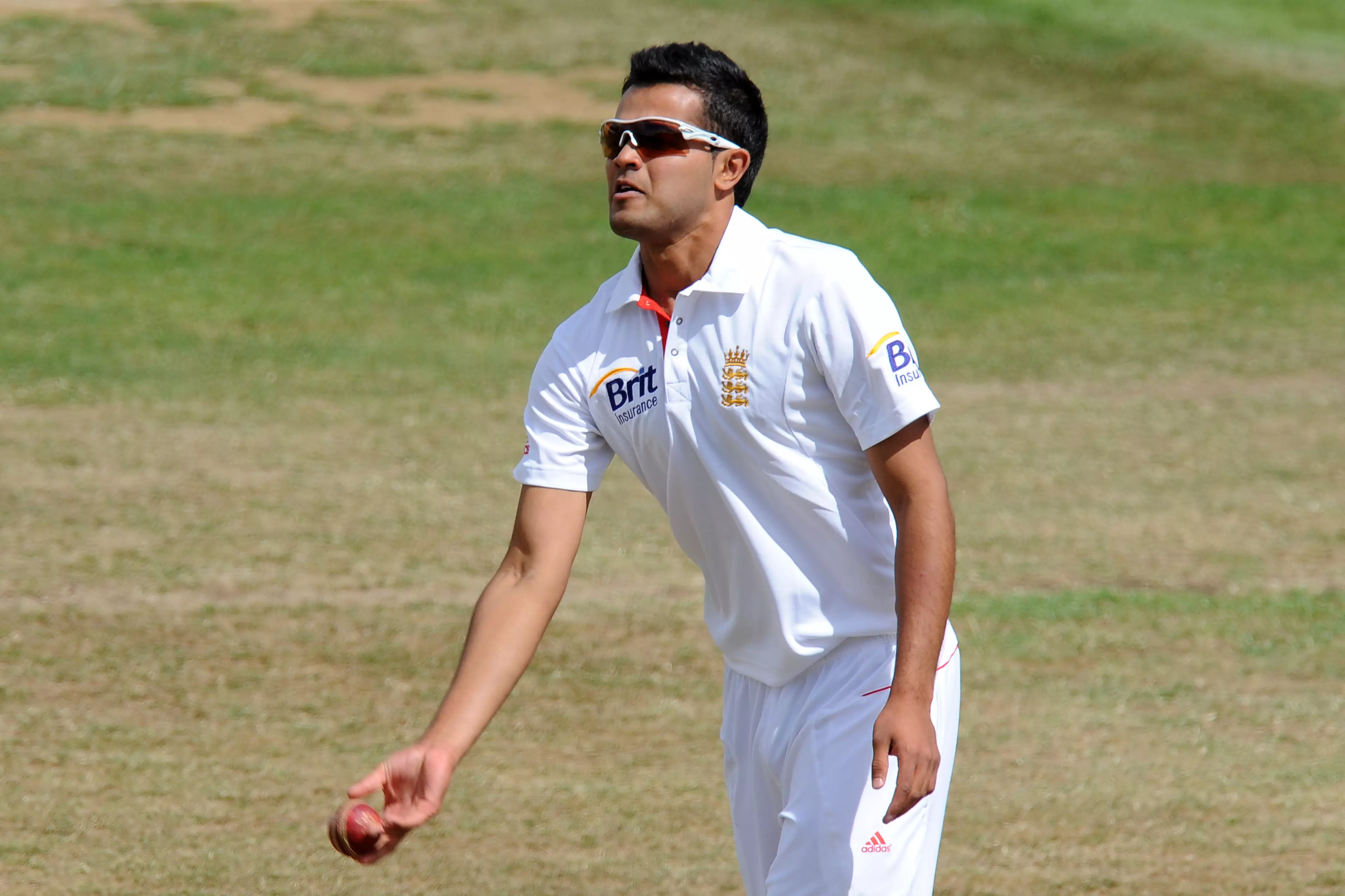 Azeem Rafiq representing England.