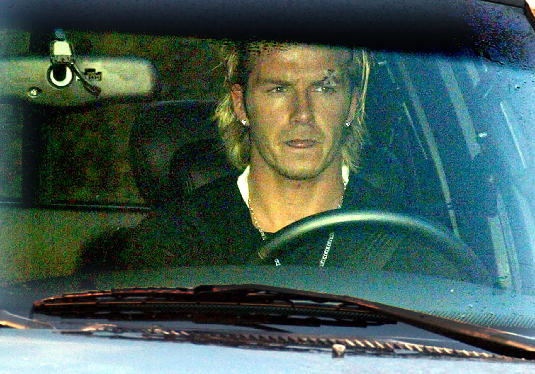 Beckham pictured after the incident. Image: PA Images
