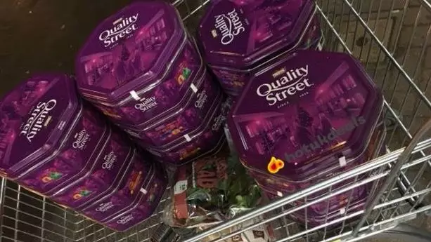 Tesco Is Selling Leftover Christmas Quality Street Tins For Less Than A Cup Of Coffee 