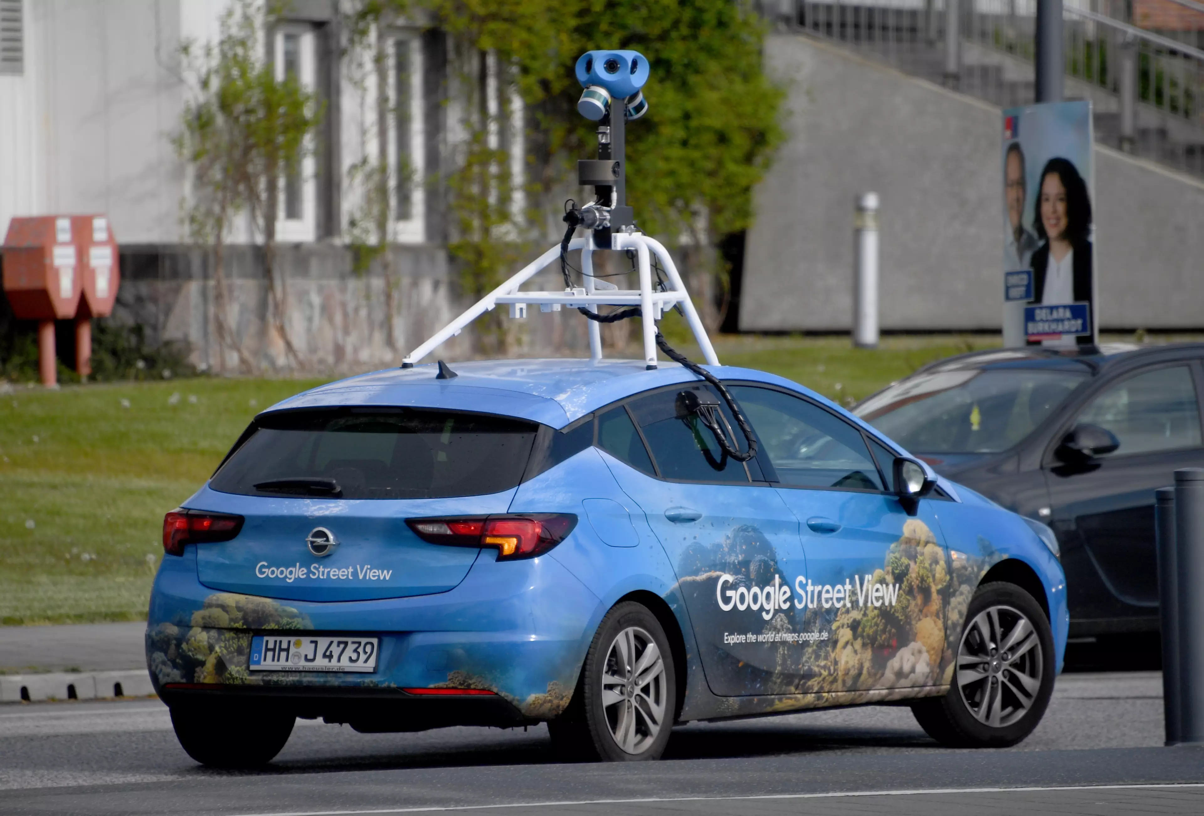 Google Street View car in 2019 (