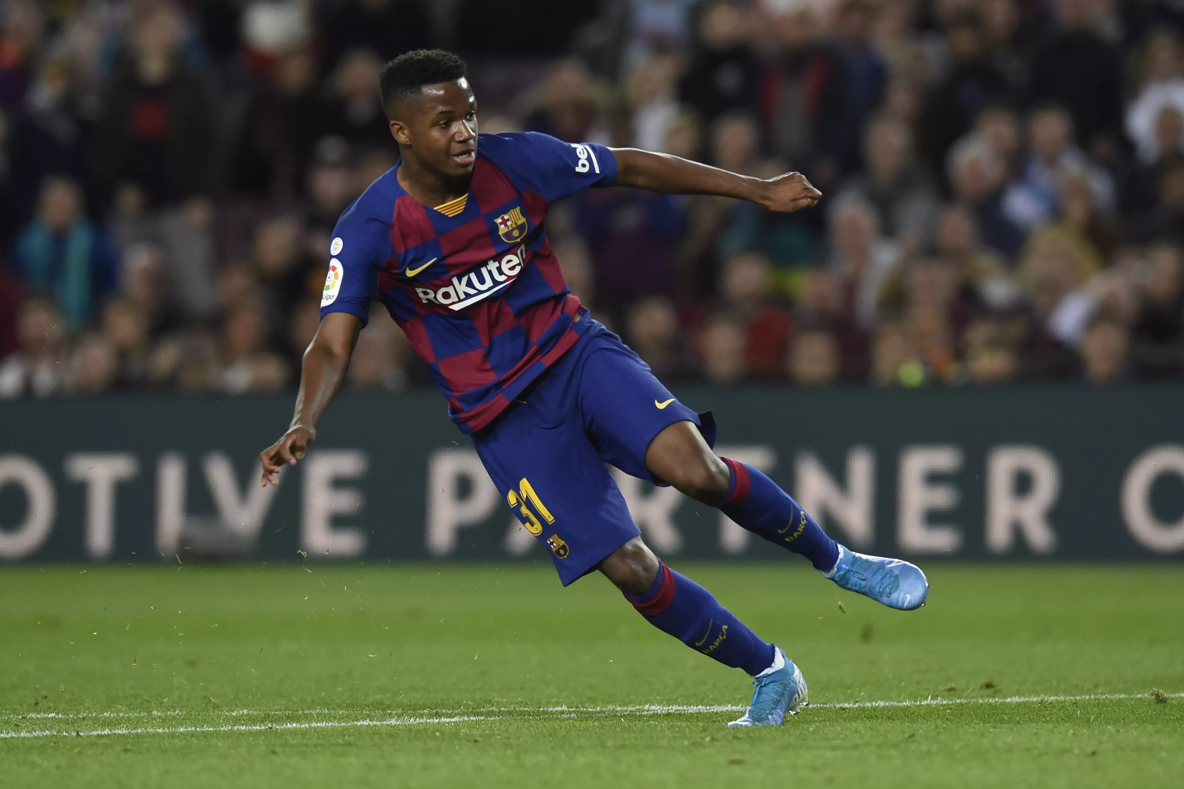 Fati has impressed at the Nou Camp already. Image: PA Images