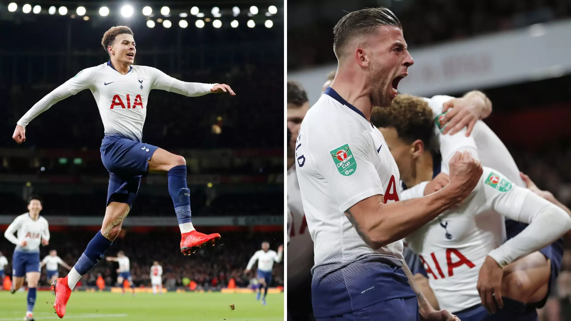 Tottenham Hotspur Have Knocked Arsenal Out Of The EFL Cup