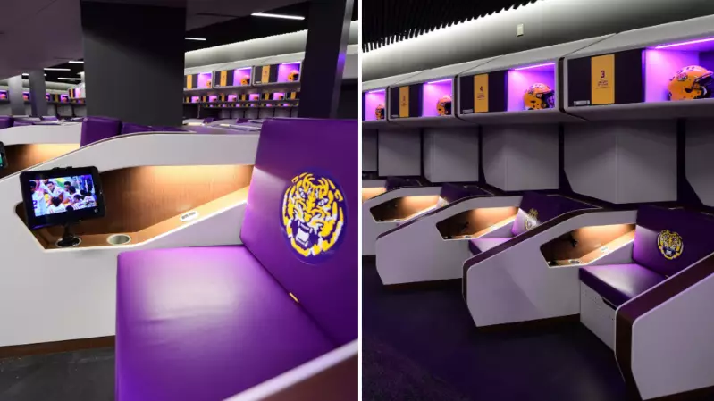 College Football Team LSU Have The Most Ridiculous Locker Rooms