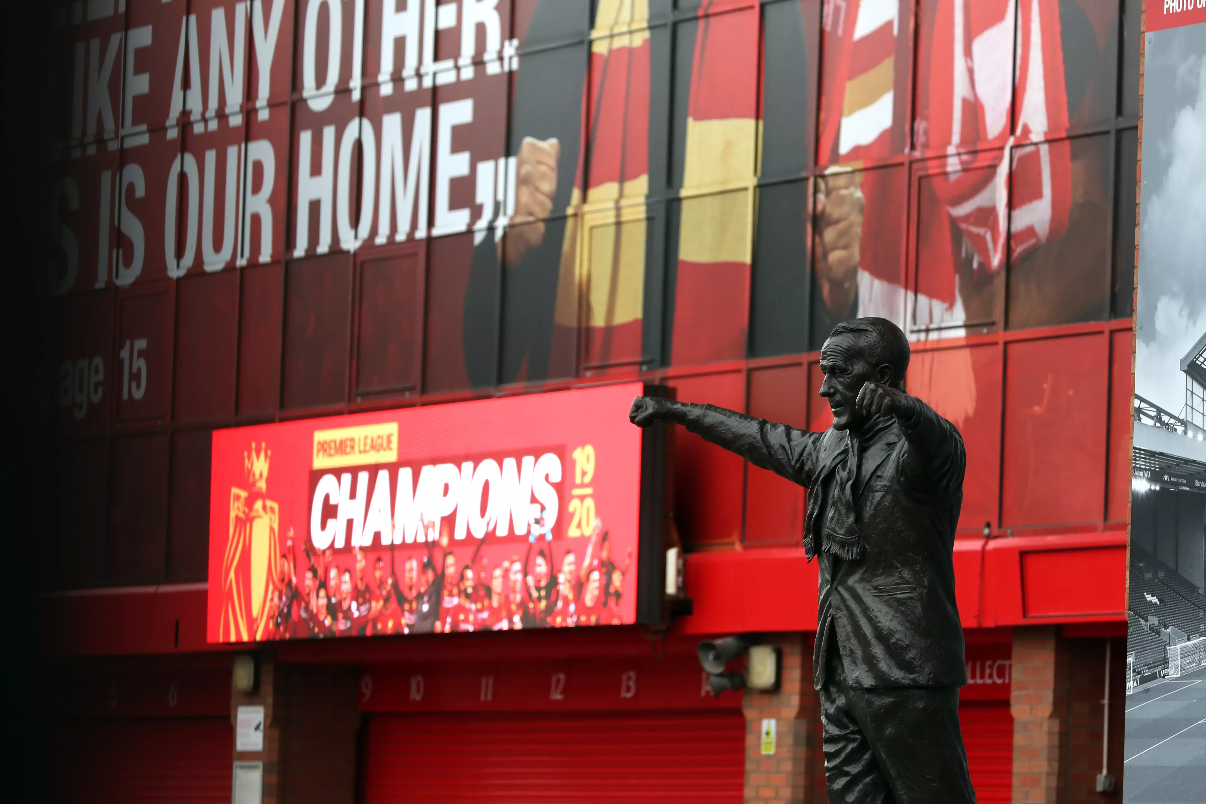 Shankly's statue outside of the Anfield. Image: PA Images