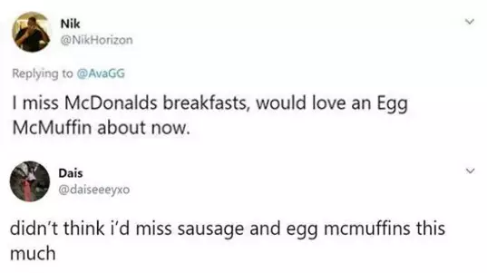 People are craving their McMuffins (
