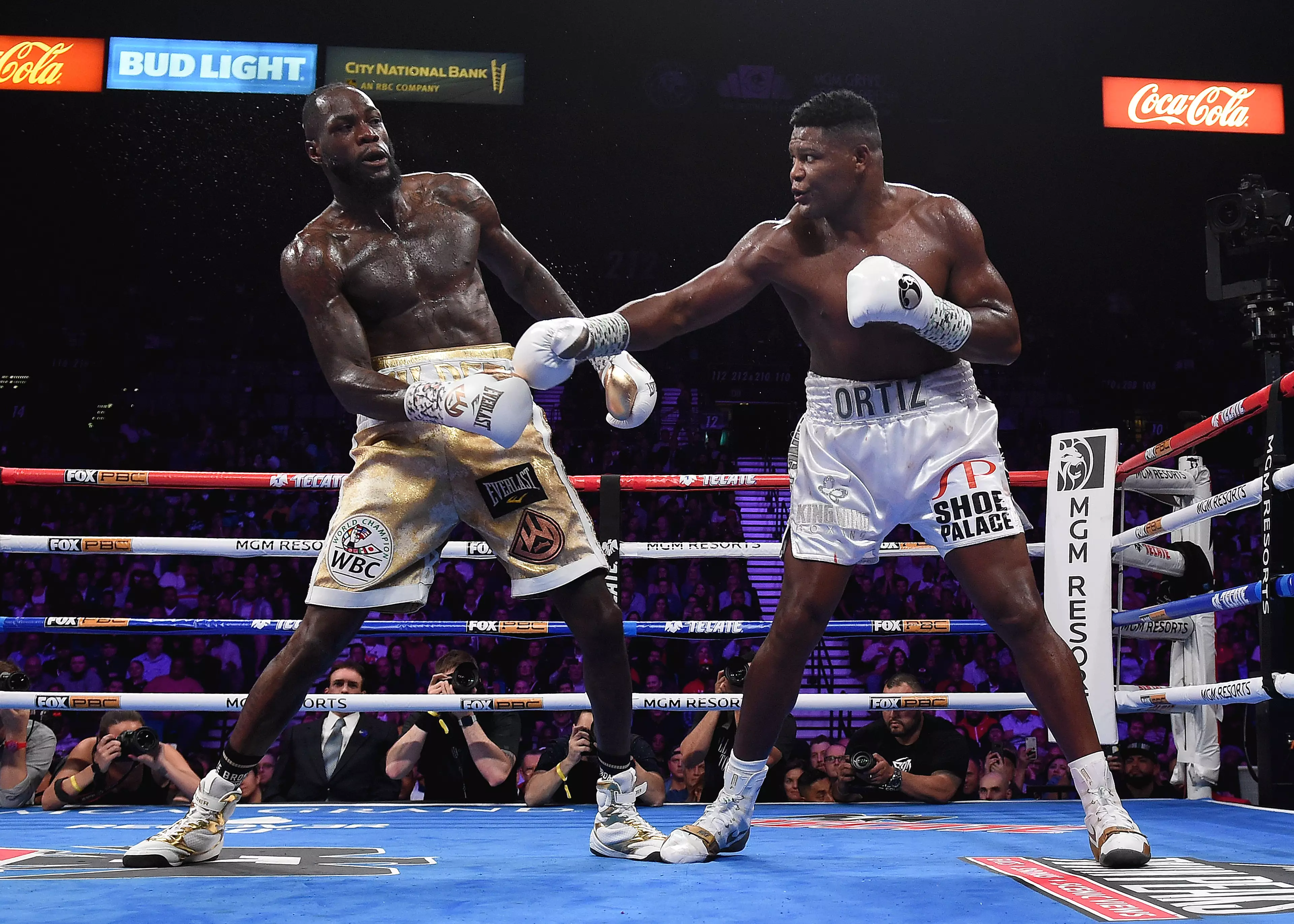 Ortiz was Wilder's previous challenger. Image: PA Images