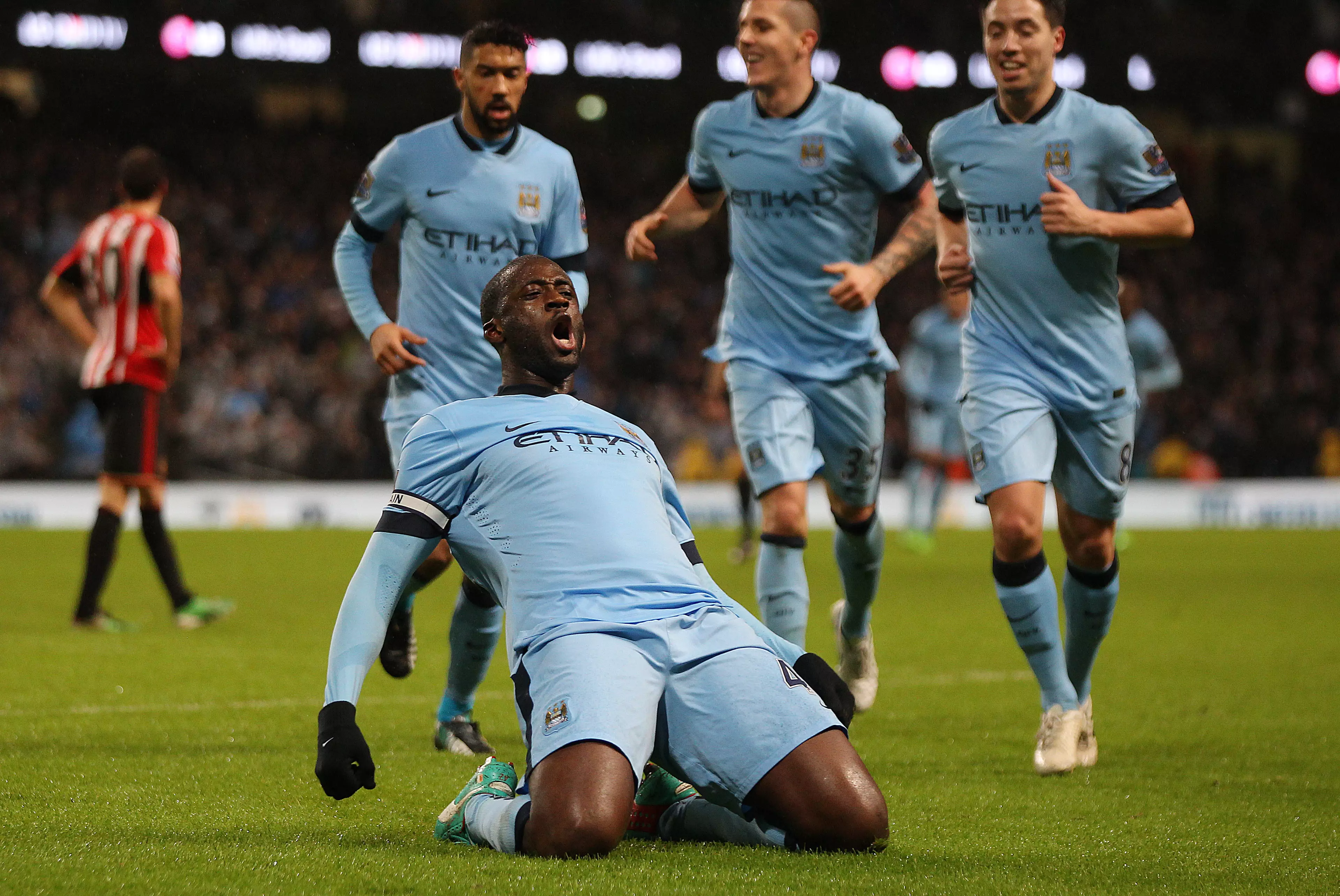 Toure was unstoppable at times for City. Image: PA Images