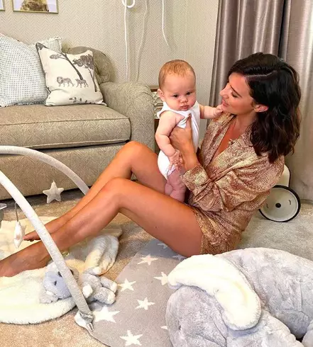 Lucy Mecklenburgh is a new mum (