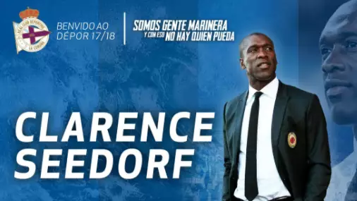 Clarence Seedorf Announced As Deportivo La Coruna Manager