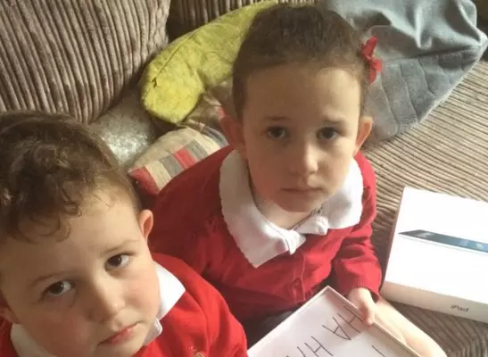 Dad Pulls Off Ruthless April Fools' Joke On His Two Kids