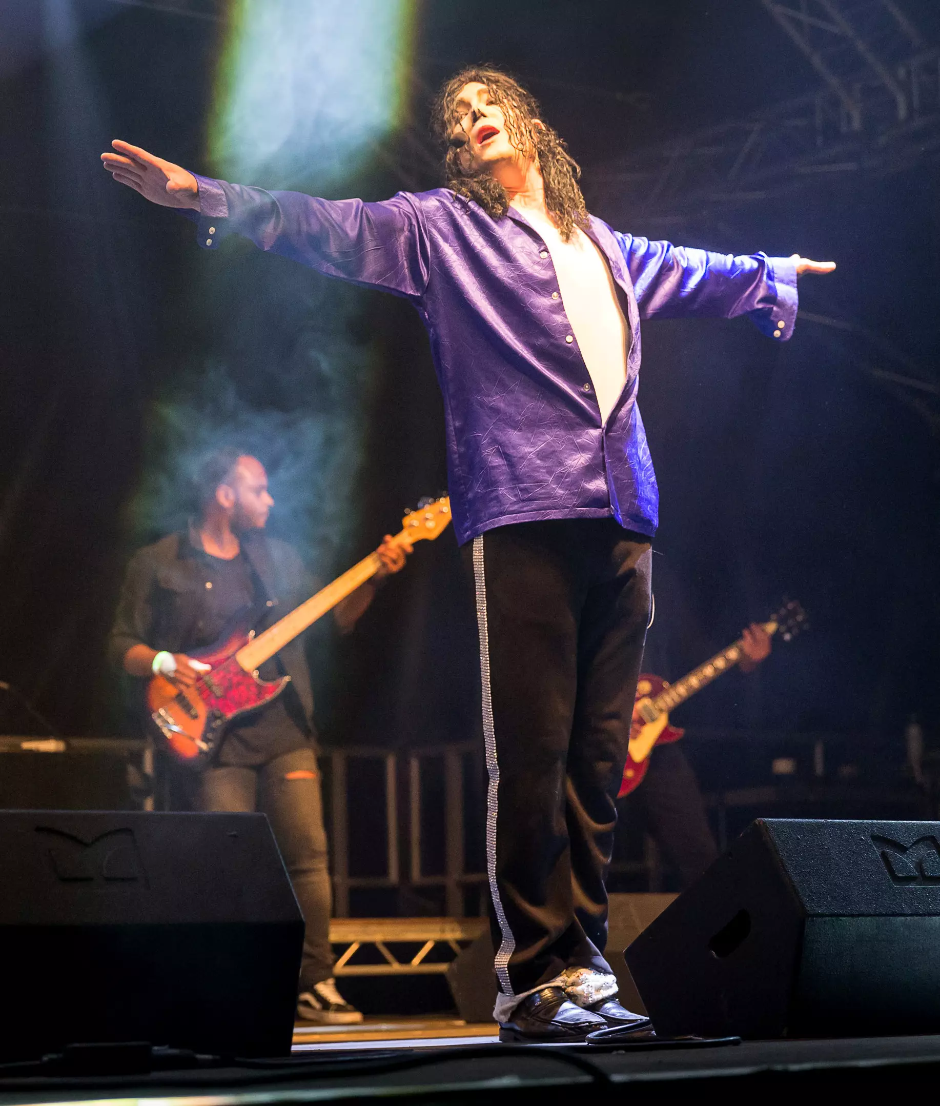 Cook performing as part of his Simply Jackson act.