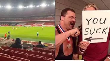 Arsenal Players Came Out To Kurt Angle's 'You Suck' Theme Song For The Second Half