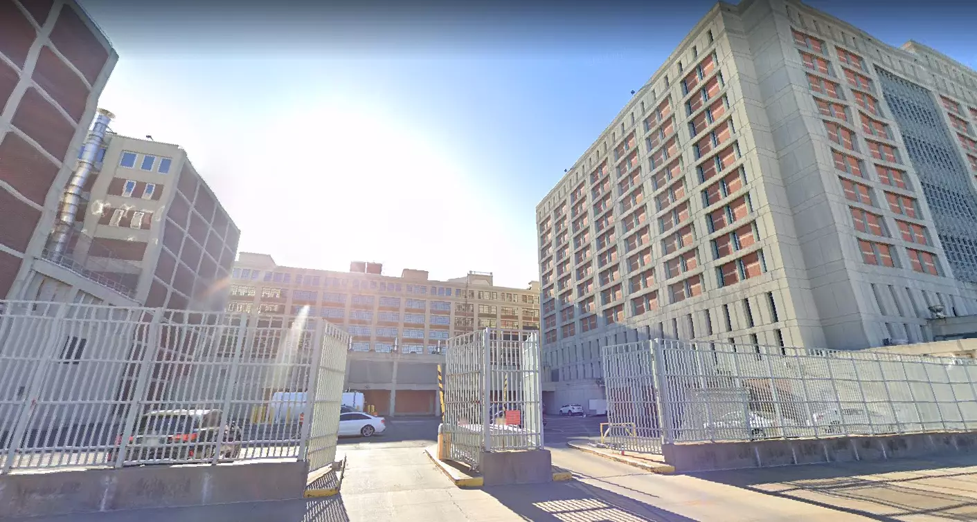 Metropolitan Detention Centre in Brooklyn.