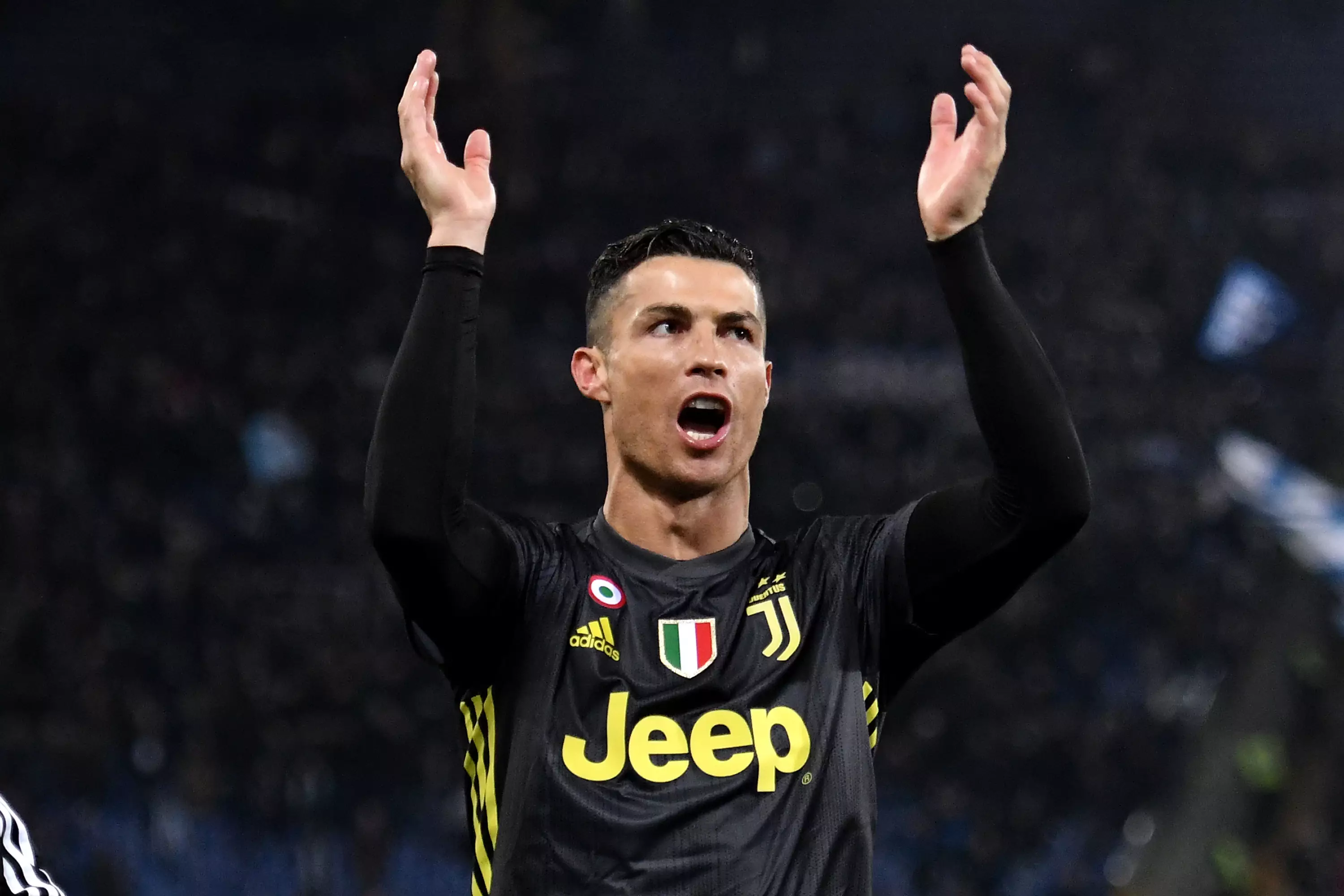 Ronaldo now banging them in for Juventus. Image: PA Images