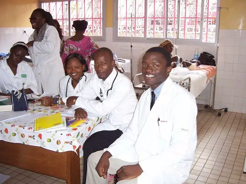 Desmond is now using his skills to improve health systems in Cameroon.