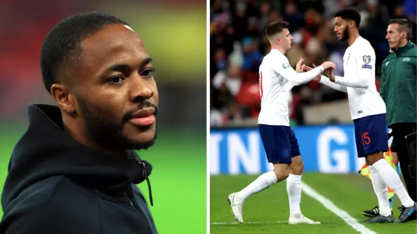 Raheem Sterling Reacts To Joe Gomez Being Booed During England's Euro 2020 Qualifier 