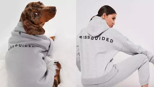 Last month, Missguided launched a collection of pup-appropriate loungewear (