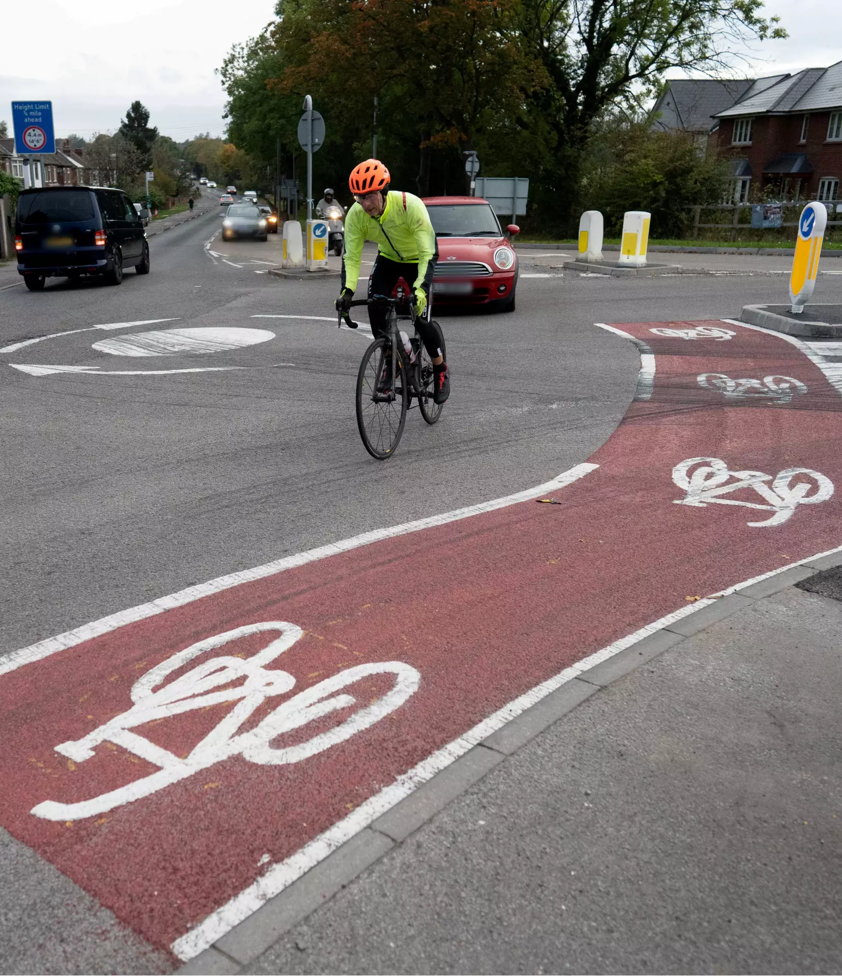 The council claims it isn't actually a cycle lane.