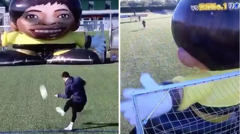 Lionel Messi's Free-Kick Accuracy Against Giant Robot Proves He's Not Human 