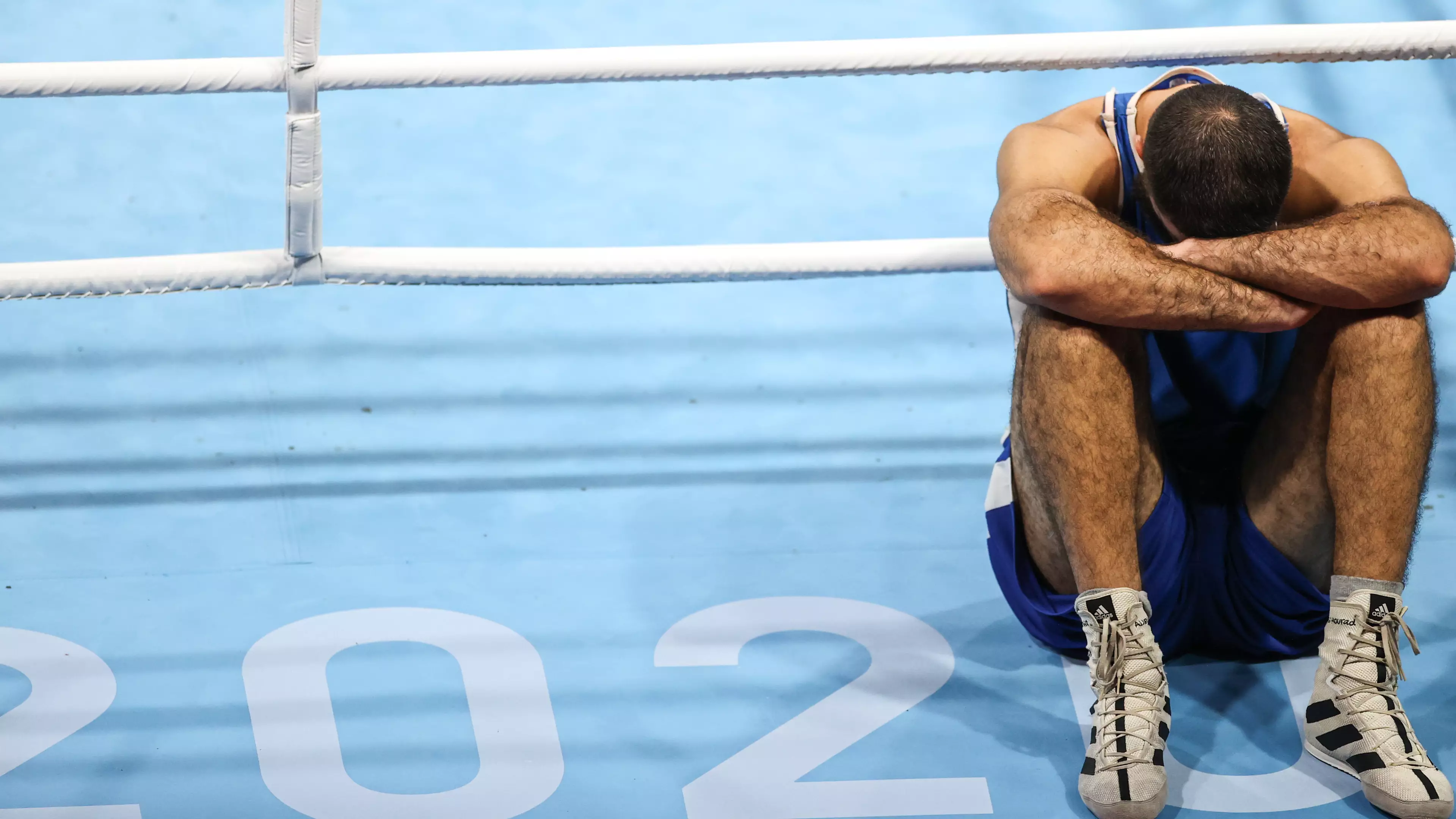 Olympic Boxer Throws Tantrum And Stages Protest After Disqualification Against British Fighter