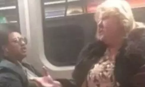 Woman Delivers Vigilante Justice To Bloke Putting Feet Up On Seat