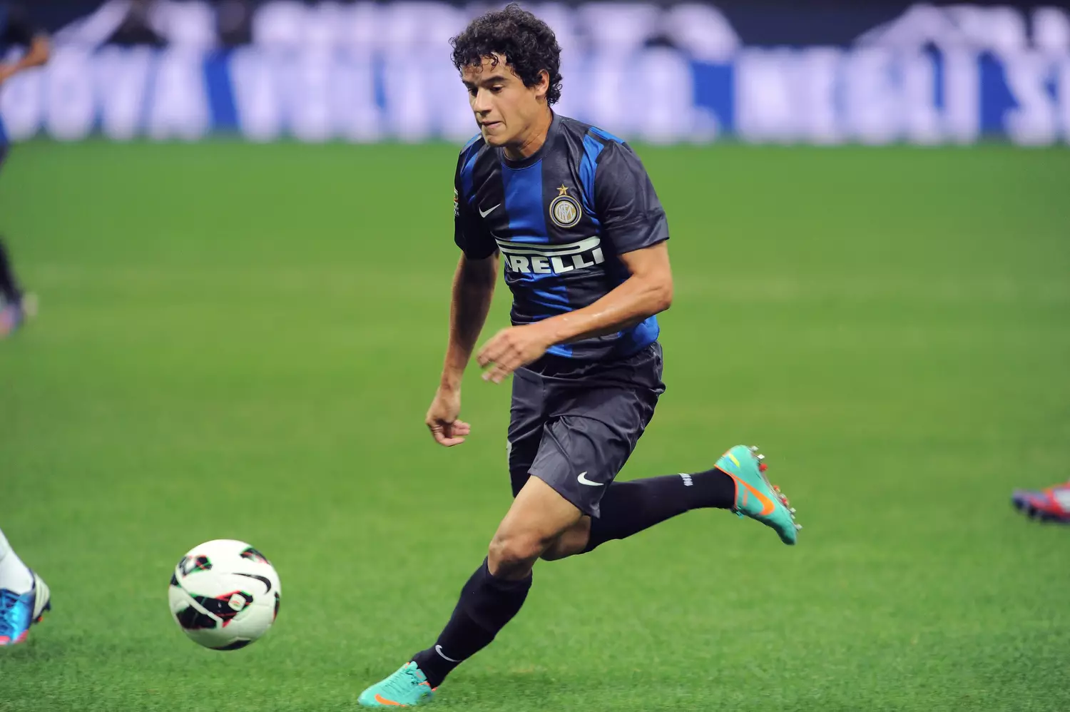 A young Coutinho at Inter. Image: PA Images