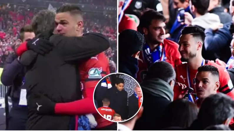 Hatem Ben Arfa In Tears After Helping Rennes Beat Former Club PSG In French Cup Final