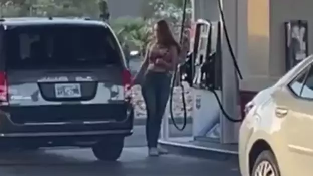 Woman Continually Pulls Up To Pump With Fuel Cap On Wrong Side 