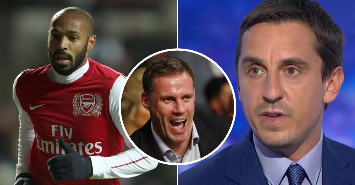 Jamie Carragher Names His 'Ultimate' Manchester United And Arsenal Combined XI