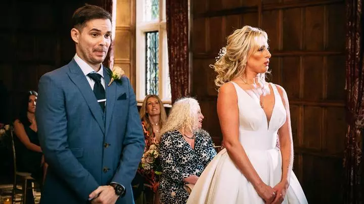 Morag and Luke were one of the first couples viewers saw get married (