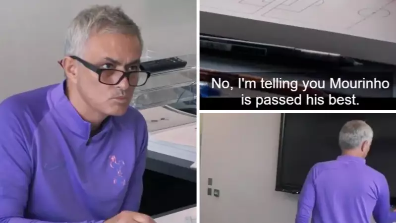 Jose Mourinho Turning TV Off After Hearing Criticism Is The Funniest Moment Of Spurs' New Amazon Documentary