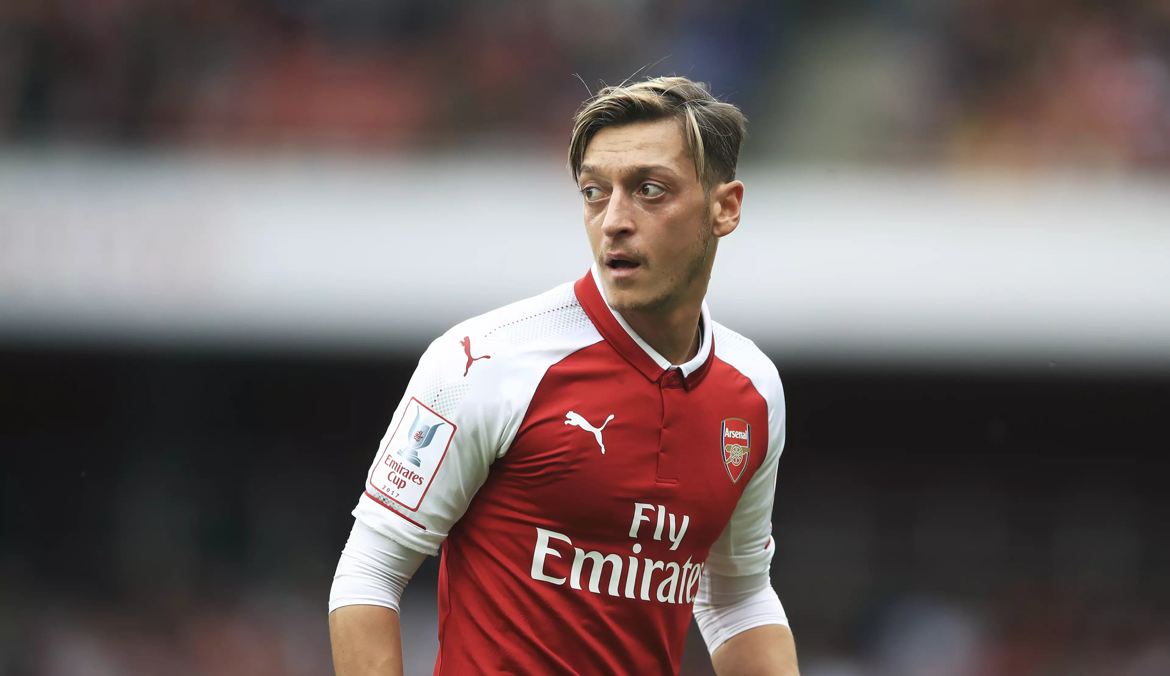 Ozil's £350k-a-week contract isn't helping Arsenal. Image: PA Images