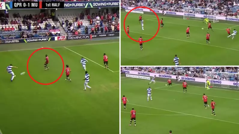 Footage Of Aaron Wan-Bissaka Against QPR Emerges After Charlie Austin's Said 'He Can't Defend'