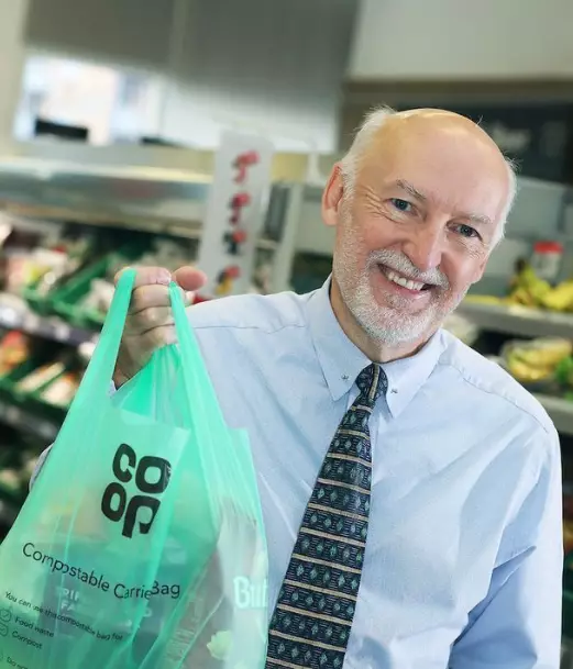 Co-op To Roll Out Compostable Carriers And Scrap Single-Use Plastic.