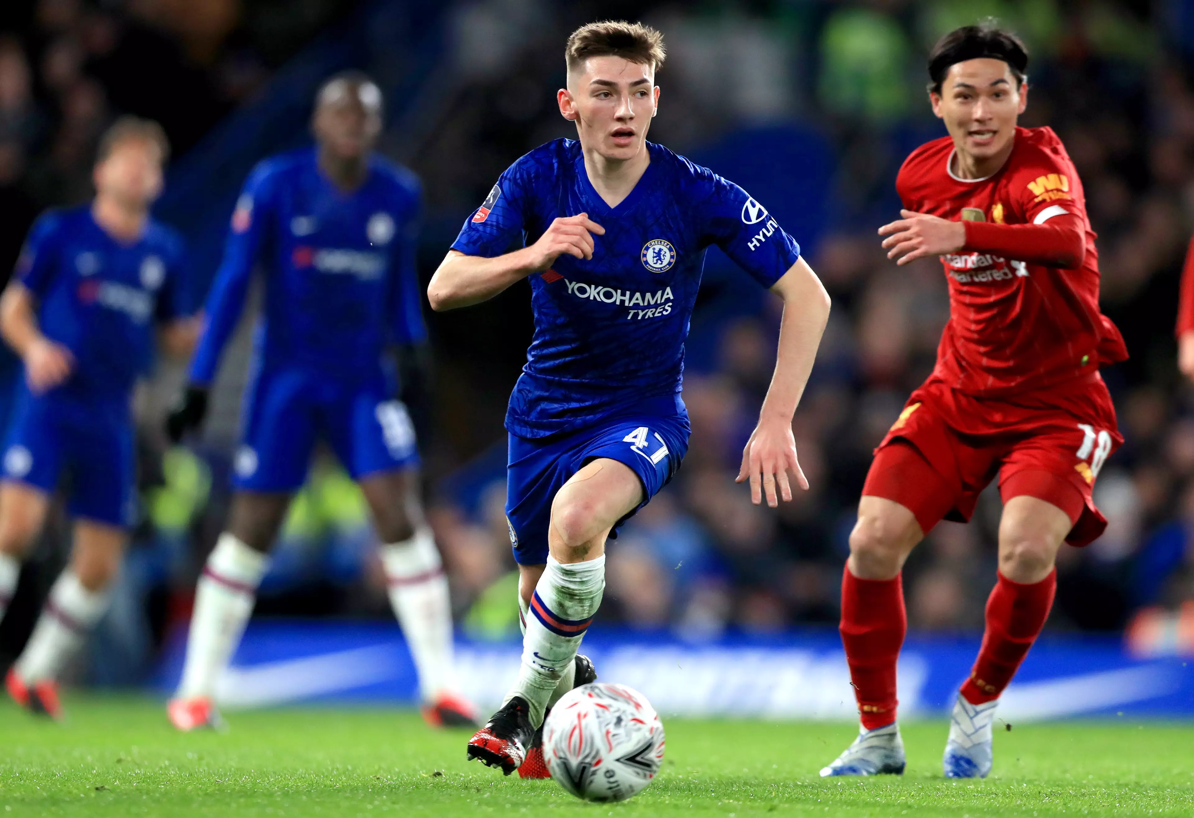Billy Gilmour enjoyed a star-making performance in FA Cup victory over Liverpool in March. (Image