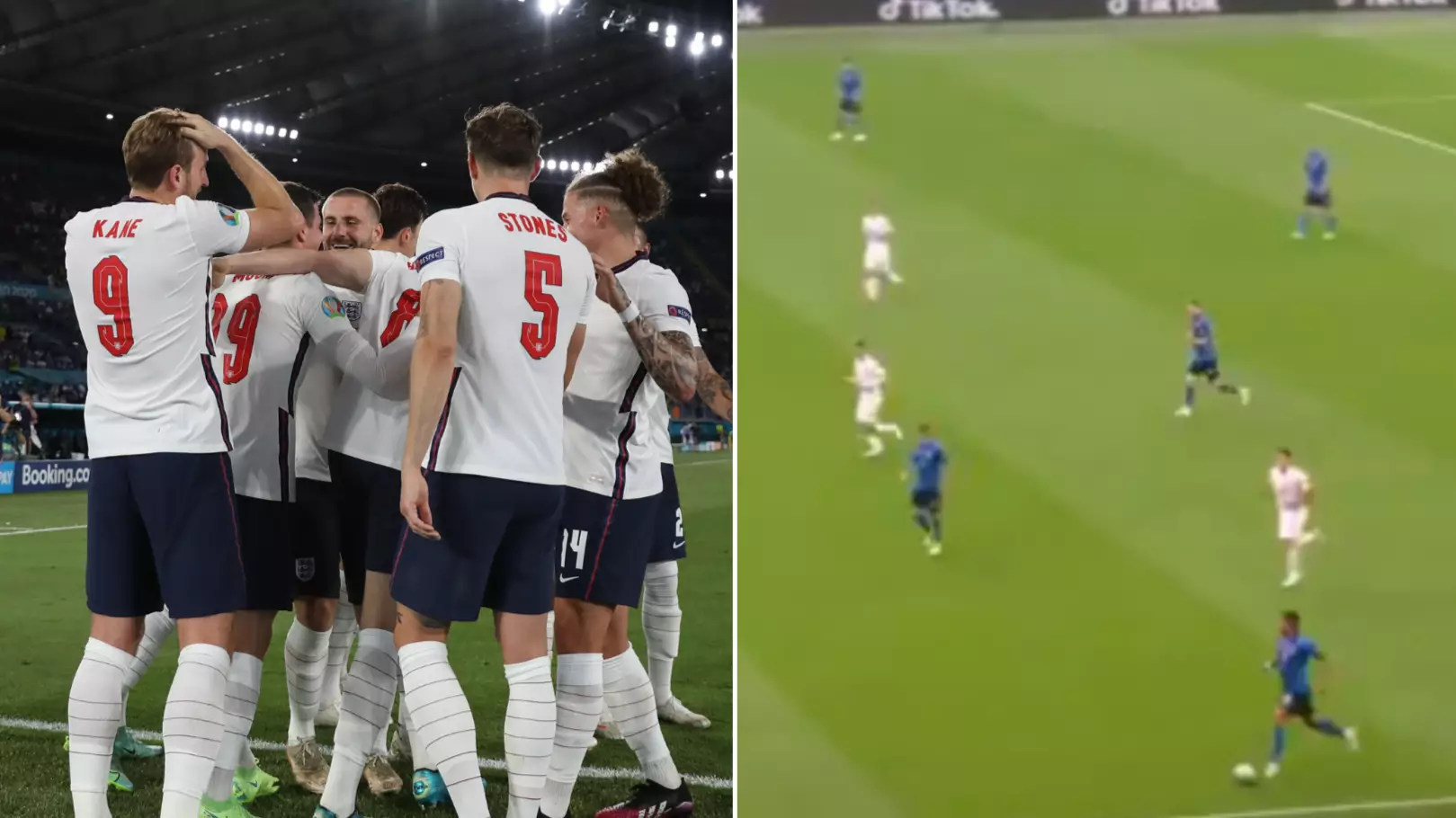 England Fans Sing 'It's Coming Home', Italy And Spain Supporters Respond By Booing