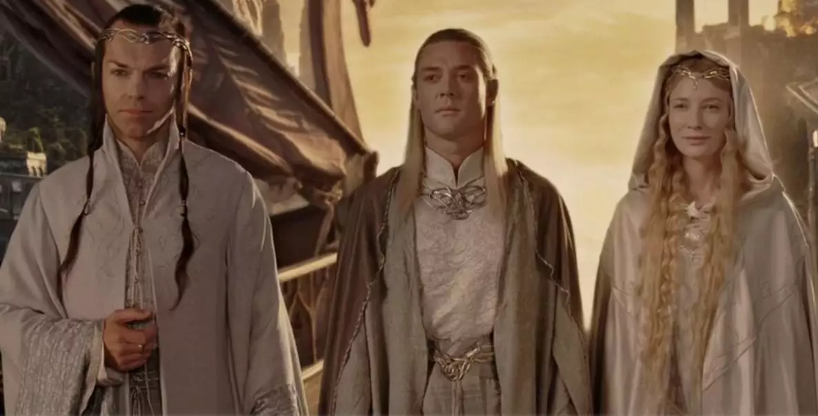 Elrond (left) and Galadriel (right) will reportedly feature in the Amazon series.