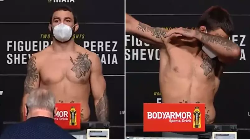 Mike Perry Dabs After Badly Missing Weight For UFC 255 Fight Against Tim Means