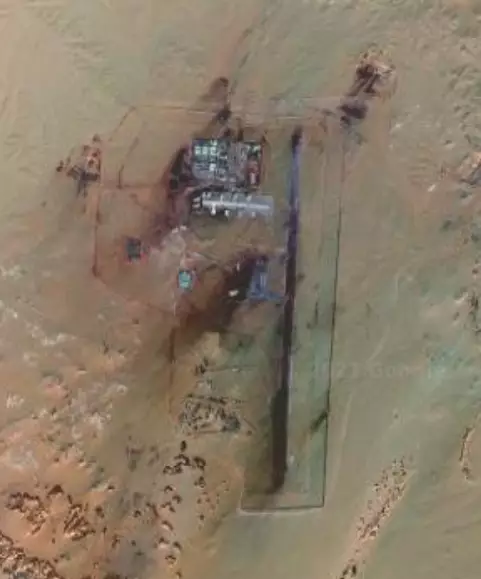 Google Maps military base. (